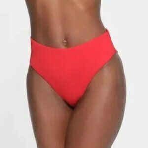 SIGNATURE SWIM MID WAIST BOTTOM in RUBY size MEDIUM BNWT